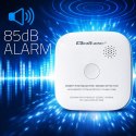 Qoltec Certyfikowany bezprzewodowy Czujnik dymu z baterią | żywotność sensora 10 lat | żywotność baterii 10 lat | alarm 85dB | L