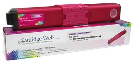 Toner Cartridge Web Magenta OKI C301 zamiennik 44973534 Toner Cartridge Web Magenta OKI C301 zamiennik 44973534
