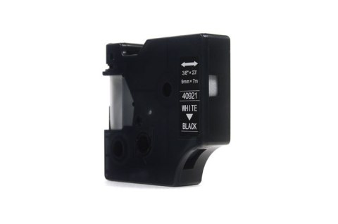 Taśma JetWorld Zamiennik Dymo D1 Biały na Czarnym 9mm x 7m LM100, LM100Plus, LM100Series, LM120P, LM280, LM300, LM350, LM350D, Taśma JetWorld Zamiennik Dymo D1 Biały na Czarnym 9mm x 7m LM100, LM100Plus, LM100Series, LM120P, LM280, LM300, LM350, LM350D,