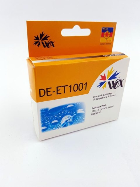 Tusz Wox Black EPSON T1001 zamiennik C13T10014010 Tusz Wox Black EPSON T1001 zamiennik C13T10014010