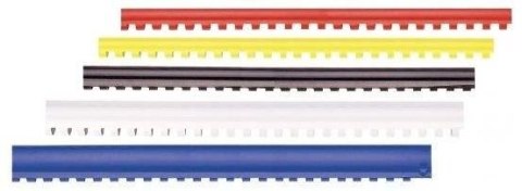 Grzbiety do bindowania Opus O.Comb Super 8mm op. 100 szt Niebieskie Grzbiety do bindowania Opus O.Comb Super 8mm op. 100 szt Niebieskie