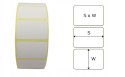 Kurierskie Etykiety termiczne 100x150mm 2500szt / 5x 500 etykiet Premium