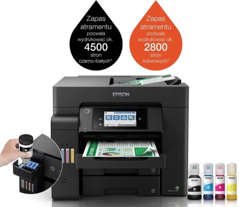 Urządzenie wielofunkcyjne kolorowe EPSON L6550 Dwustronny druk i skaner Urządzenie wielofunkcyjne kolorowe EPSON L6550 Dwustronny druk i skaner