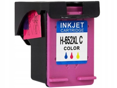 Wysokowydajny, powiększony tusz HP 652XL Kolor 1115 2135 3635 3835 4535