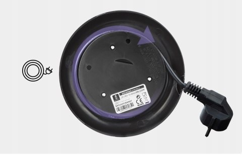 Estetyczny Kompaktowy szklany czajnik elektryczny z podświetleniem 1L 2200W Estetyczny Kompaktowy szklany czajnik elektryczny z podświetleniem 1L 2200W