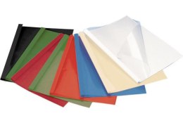 Eleganckie termookładki Okładki do termobindownicy Opus 4mm 25szt Czerwone