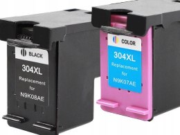 Wysokowydajny komplet do HP 304XL. BK + CMY /2620 2630 3720 3730 3750 3760