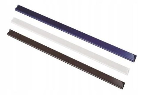 Listwy wsuwane Opus O.SLIDE - A4 - 50 sztuk 6mm do 25 kartek - Czarne Listwy wsuwane Opus O.SLIDE - A4 - 50 sztuk 6mm do 25 kartek - Czarne