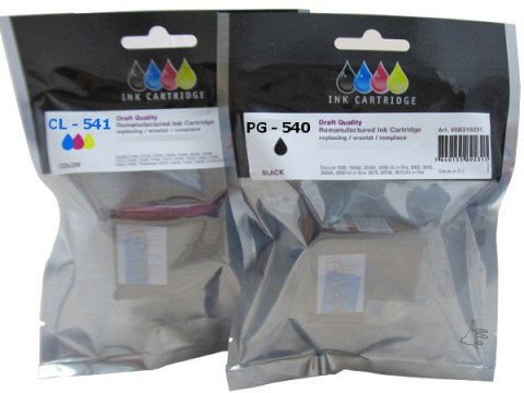 2x Zamiennik do Canon PG-540 + CL-541 MG2150 3150 2x Zamiennik do Canon PG-540 + CL-541 MG2150 3150