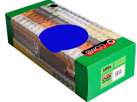 Grzbiety do bindowania 51mm op. 50 szt niebieskie Grzbiety do bindowania 51mm op. 50 szt niebieskie