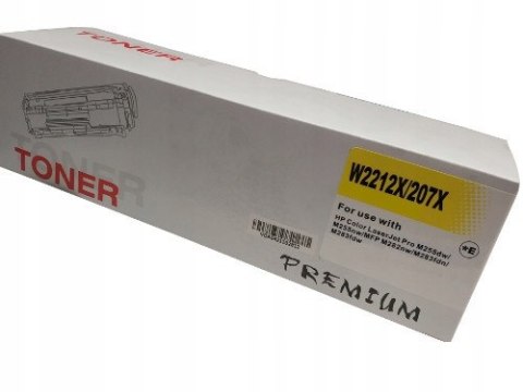 Wysokowydajny Toner do HP 207X, Yellow, HP W2210X, HP M255, M282, M283 CHIP Wysokowydajny Toner do HP 207X, Yellow, HP W2210X, HP M255, M282, M283 CHIP