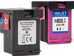 Wysokowydajny komplet do HP 652 XL. BK + CMY, HP 1115 2315 2135 3635 3636