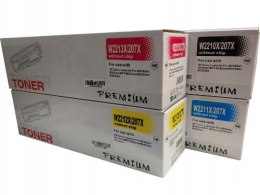 4x Wysokowydajny Toner do HP 207X, W2210X -11X HP M255, HP M282, HP M283