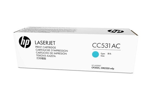 Oryginalny Toner Cyan HP Color LaserJet CP2025, CM2320 (304AC CC531AC) Oryginalny Toner Cyan HP Color LaserJet CP2025, CM2320 (304AC CC531AC)