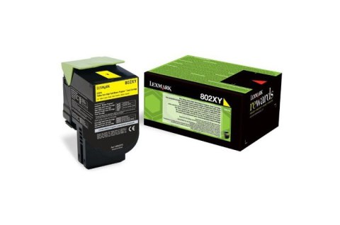 Oryginalny Toner Yellow Lexmark CX510 (80C2XY0) Oryginalny Toner Yellow Lexmark CX510 (80C2XY0)