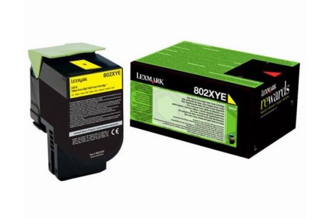 Oryginalny Toner Yellow Lexmark CX510 (80C2XYE) Oryginalny Toner Yellow Lexmark CX510 (80C2XYE)