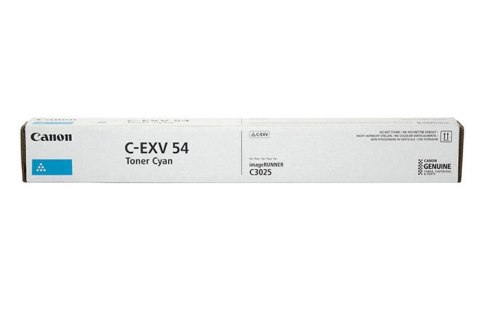 Oryginalny Toner Cyan Canon ADV iR-C3025i, iR-C3125i (C-EXV54C, CEXV54C, 1395C002) Oryginalny Toner Cyan Canon ADV iR-C3025i, iR-C3125i (C-EXV54C, CEXV54C, 1395C002)