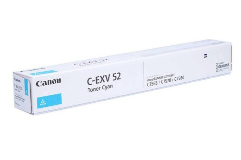 Oryginalny Toner Cyan Canon ADV iR-C7565, iR-C7570, iR-C7580 (C-EXV52C, CEXV52C, 0999C002) Oryginalny Toner Cyan Canon ADV iR-C7565, iR-C7570, iR-C7580 (C-EXV52C, CEXV52C, 0999C002)