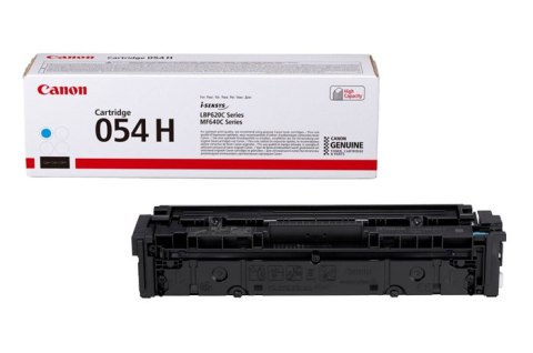 Oryginalny Toner Cyan Canon LBP620C, MF640C series (CRG054HC, CRG-054HC, 3027C002) Oryginalny Toner Cyan Canon LBP620C, MF640C series (CRG054HC, CRG-054HC, 3027C002)