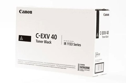 Oryginalny Toner Czarny Canon iR1133 (C-EXV40, CEXV40, 3480B006) Oryginalny Toner Czarny Canon iR1133 (C-EXV40, CEXV40, 3480B006)