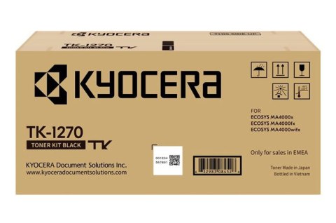 Oryginalny Toner Czarny Kyocera ECOSYS MA4000 (TK-1270, TK1270, 1T0C140NL0) Oryginalny Toner Czarny Kyocera ECOSYS MA4000 (TK-1270, TK1270, 1T0C140NL0)