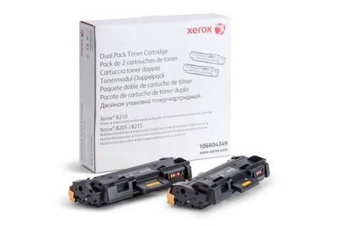 Oryginalny Toner Czarny Xerox B205, B210, B215 (106R04349) (DWUPAK) Oryginalny Toner Czarny Xerox B205, B210, B215 (106R04349) (DWUPAK)