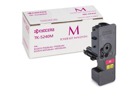 Oryginalny Toner Magenta Kyocera M5526, P5026 (TK5240M, TK-5240M, 1T02R7BNL0) Oryginalny Toner Magenta Kyocera M5526, P5026 (TK5240M, TK-5240M, 1T02R7BNL0)
