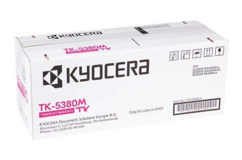 Oryginalny Toner Magenta Kyocera MA4000, PA4000 (TK5380M, TK-5380M, 1T02Z0BNL0) Oryginalny Toner Magenta Kyocera MA4000, PA4000 (TK5380M, TK-5380M, 1T02Z0BNL0)