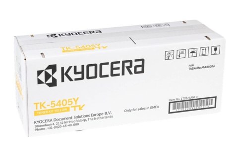Oryginalny Toner Yellow Kyocera MA3500 (TK5405Y, TK-5405Y, 1T02Z6ANL0) Oryginalny Toner Yellow Kyocera MA3500 (TK5405Y, TK-5405Y, 1T02Z6ANL0)