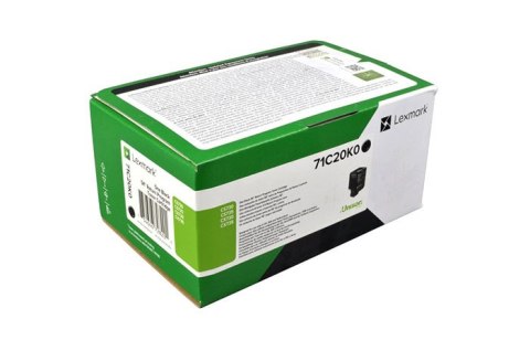 Oryginalny Toner Black Lexmark CS730, CS735, CS737, CX730, CX735, CX737 (71C20K0) Oryginalny Toner Black Lexmark CS730, CS735, CS737, CX730, CX735, CX737 (71C20K0)
