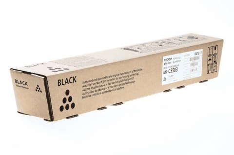 Oryginalny Toner Black Ricoh AF MPC3003, MPC3004, MPC3503, MPC3504, MPC4504, MPC5504, MPC6004 (841817) Oryginalny Toner Black Ricoh AF MPC3003, MPC3004, MPC3503, MPC3504, MPC4504, MPC5504, MPC6004 (841817)