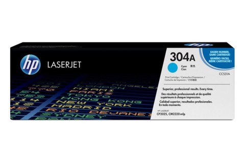 Oryginalny Toner Cyan HP Color LaserJet CP2025, CM2320 (304A CC531A) Oryginalny Toner Cyan HP Color LaserJet CP2025, CM2320 (304A CC531A)