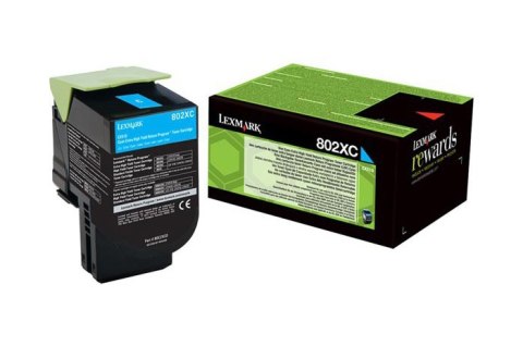 Oryginalny Toner Cyan Lexmark CX510 (80C2XC0) Oryginalny Toner Cyan Lexmark CX510 (80C2XC0)