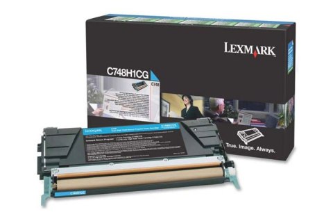 Oryginalny Toner Cyan Lexmark C748 (C748H1CG) Oryginalny Toner Cyan Lexmark C748 (C748H1CG)