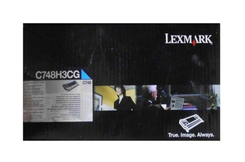 Oryginalny Toner Cyan Lexmark C748 (C748H3CG) Oryginalny Toner Cyan Lexmark C748 (C748H3CG)