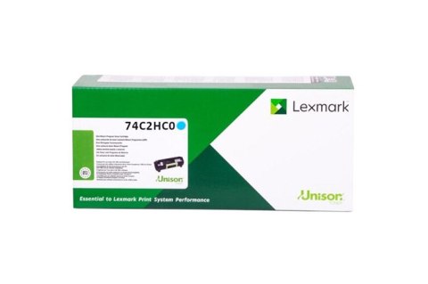 Oryginalny Toner Cyan Lexmark CS725 (74C2HC0) Oryginalny Toner Cyan Lexmark CS725 (74C2HC0)