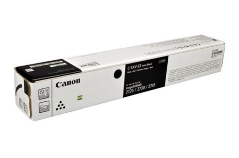 Oryginalny Toner Czarny Canon iR2725, iR2730, iR2745 (C-EXV63, CEXV63, 5142C002) Oryginalny Toner Czarny Canon iR2725, iR2730, iR2745 (C-EXV63, CEXV63, 5142C002)