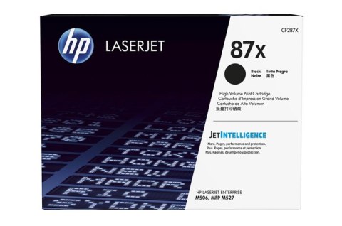 Oryginalny Toner Czarny HP LaserJet Enterprise M501, M506, M527 (87X CF287X) Oryginalny Toner Czarny HP LaserJet Enterprise M501, M506, M527 (87X CF287X)