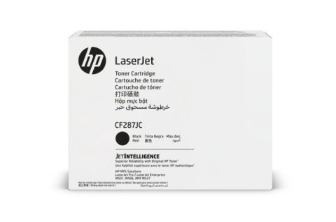 Oryginalny Toner Czarny HP LaserJet Enterprise M501, M506, M527 (87JC CF287JC), kompatybilne z CF287X Oryginalny Toner Czarny HP LaserJet Enterprise M501, M506, M527 (87JC CF287JC), kompatybilne z CF287X