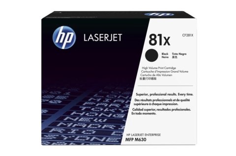 Oryginalny Toner Czarny HP LaserJet Enterprise M605, M606, M630 (81X CF281X) Oryginalny Toner Czarny HP LaserJet Enterprise M605, M606, M630 (81X CF281X)