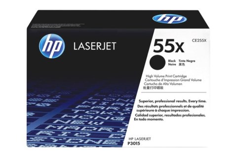 Oryginalny Toner Czarny HP LaserJet P3015 (55X CE255X) Oryginalny Toner Czarny HP LaserJet P3015 (55X CE255X)