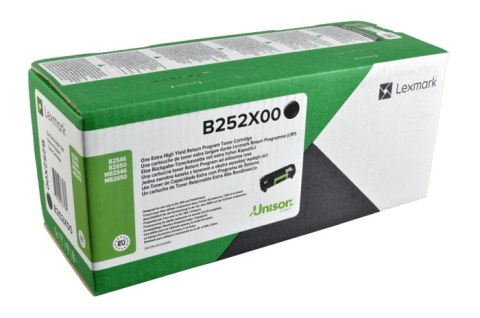 Oryginalny Toner Czarny Lexmark B2546, B2650, MB2546, MB2650 (B252X00) Oryginalny Toner Czarny Lexmark B2546, B2650, MB2546, MB2650 (B252X00)