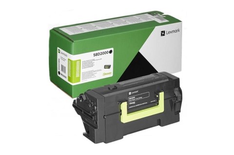 Oryginalny Toner Czarny Lexmark MS725, MS823, MS825, MS826, MX722, MX822, MX826 (58D2000) Oryginalny Toner Czarny Lexmark MS725, MS823, MS825, MS826, MX722, MX822, MX826 (58D2000)