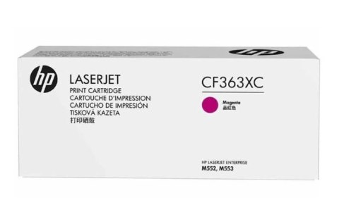 Oryginalny Toner Magenta HP Color LaserJet Enterprise M552 (508XC CF363XC), kompatybilne z CF363X Oryginalny Toner Magenta HP Color LaserJet Enterprise M552 (508XC CF363XC), kompatybilne z CF363X