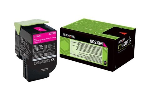Oryginalny Toner Magenta Lexmark CX510 (80C2XM0) Oryginalny Toner Magenta Lexmark CX510 (80C2XM0)