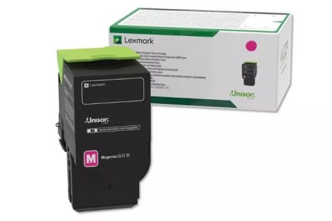 Oryginalny Toner Magenta Lexmark CS421, CS521, CS622, CX421, CX522, CX622, CX625 (78C2XM0) Oryginalny Toner Magenta Lexmark CS421, CS521, CS622, CX421, CX522, CX622, CX625 (78C2XM0)