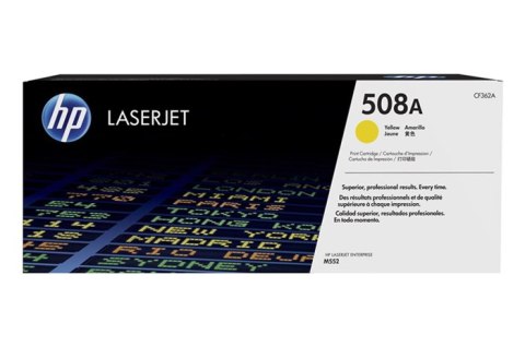Oryginalny Toner Yellow HP Color LaserJet Enterprise M552 (508A CF362A) Oryginalny Toner Yellow HP Color LaserJet Enterprise M552 (508A CF362A)