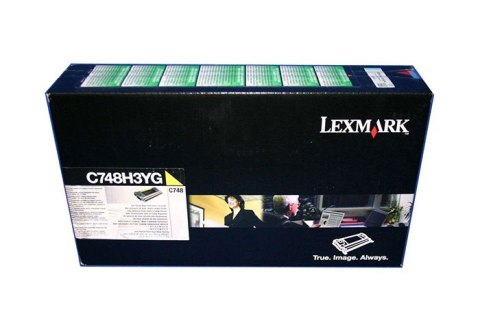 Oryginalny Toner Yellow Lexmark C748 (C748H3YG) Oryginalny Toner Yellow Lexmark C748 (C748H3YG)