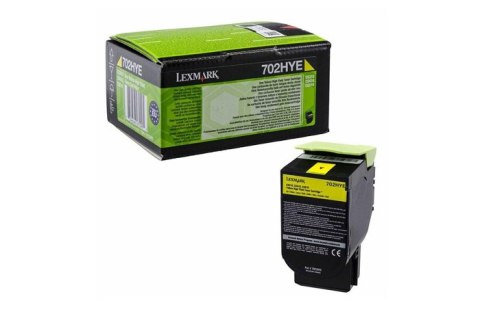 Oryginalny Toner Yellow Lexmark CS310, CS410, CS510 (70C2HYE) Oryginalny Toner Yellow Lexmark CS310, CS410, CS510 (70C2HYE)