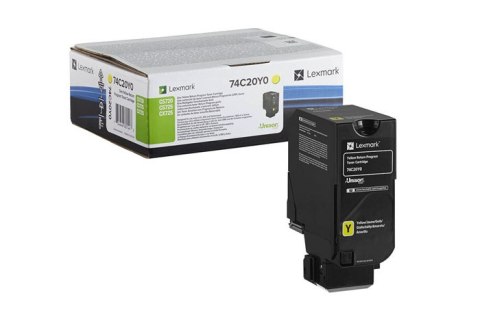 Oryginalny Toner Yellow Lexmark CS720, CS725, CX725 (74C2SY0) Oryginalny Toner Yellow Lexmark CS720, CS725, CX725 (74C2SY0)